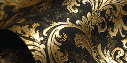 Photo of metallic rolls
