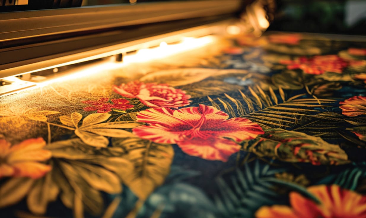 Ultra-high-definition scanning of an antique wallpaper sample