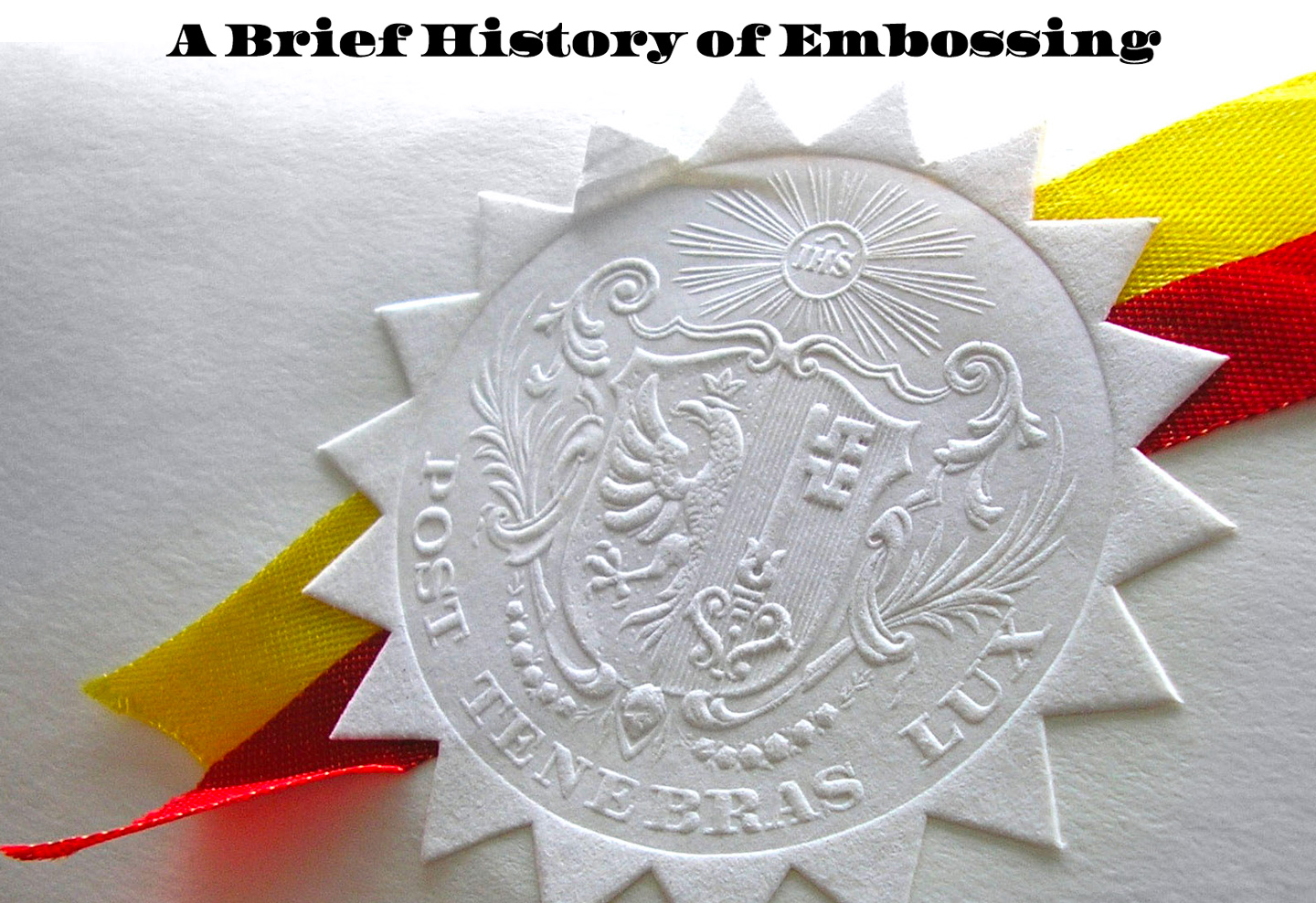 close up image of a highly detailed embossed paper