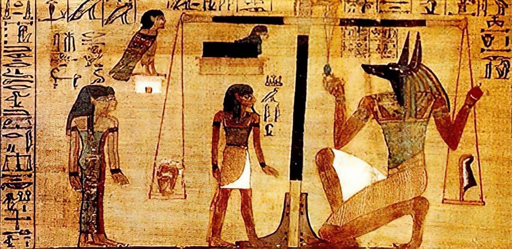Egyptian Papyrus in 4000 BC