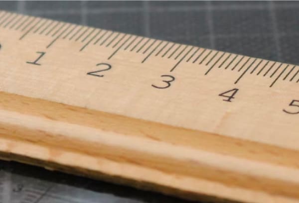 closeup photo of centimeters on a metric ruler