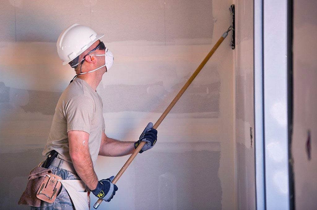 Sanding Down Drywall Before Application of Primer