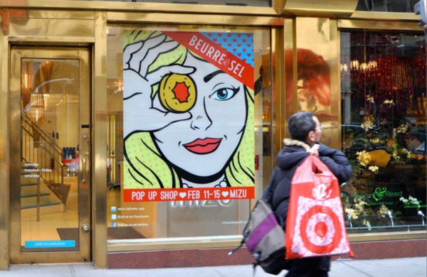 Photograph of a Retail Window Display Cling Poster